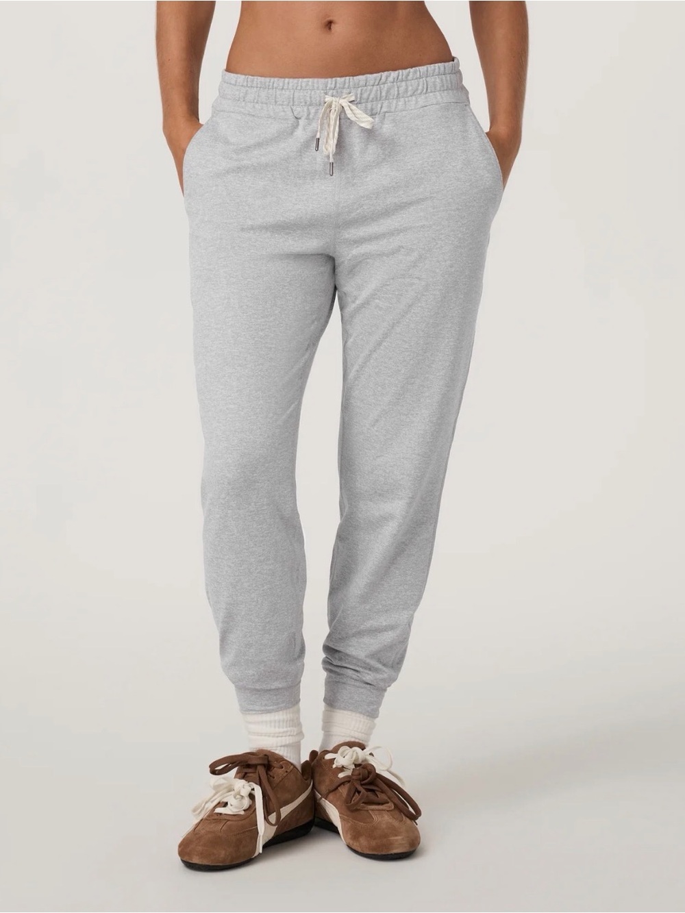 Vuori Performance Women’s Jogger Pale Gray Heather Sz XL Activewear Lounge